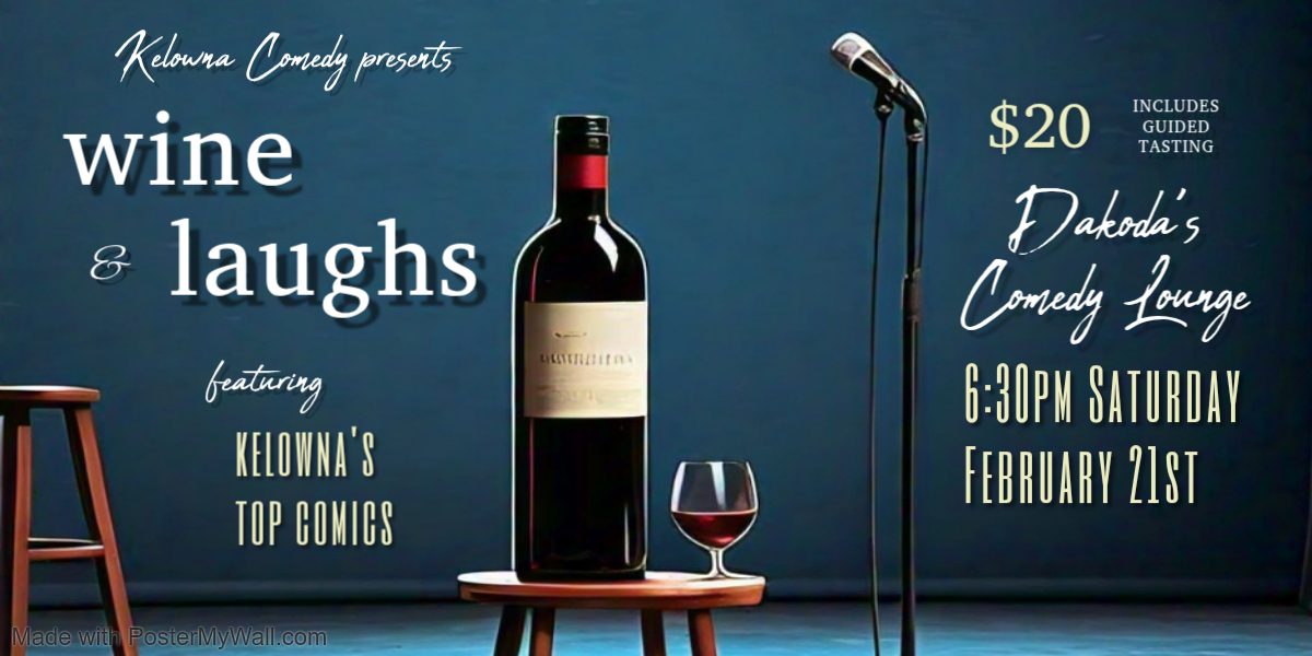 Wine&Laughs630pmSaturdayFebruary21stshowpass