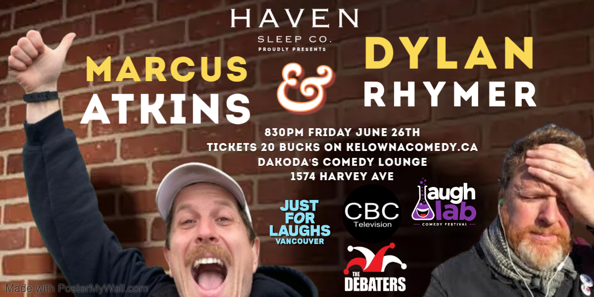 HavenSleepCopresentsMarcusAtkins&DylanRhymer830pmFridayJune26thshowpass