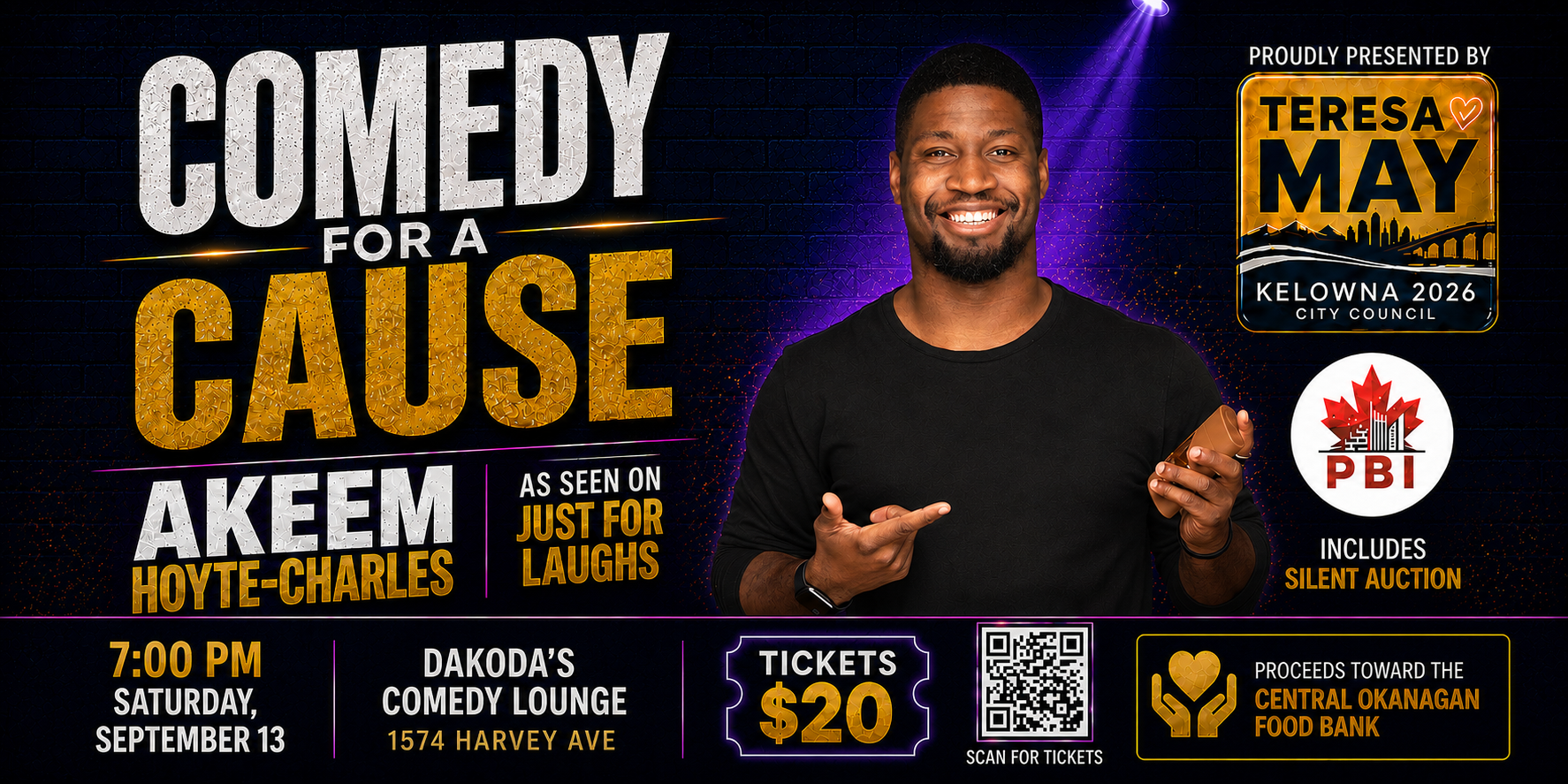 ComedyforaCauseforTeresaMay7pmSaturdaySeptember13thshowpass