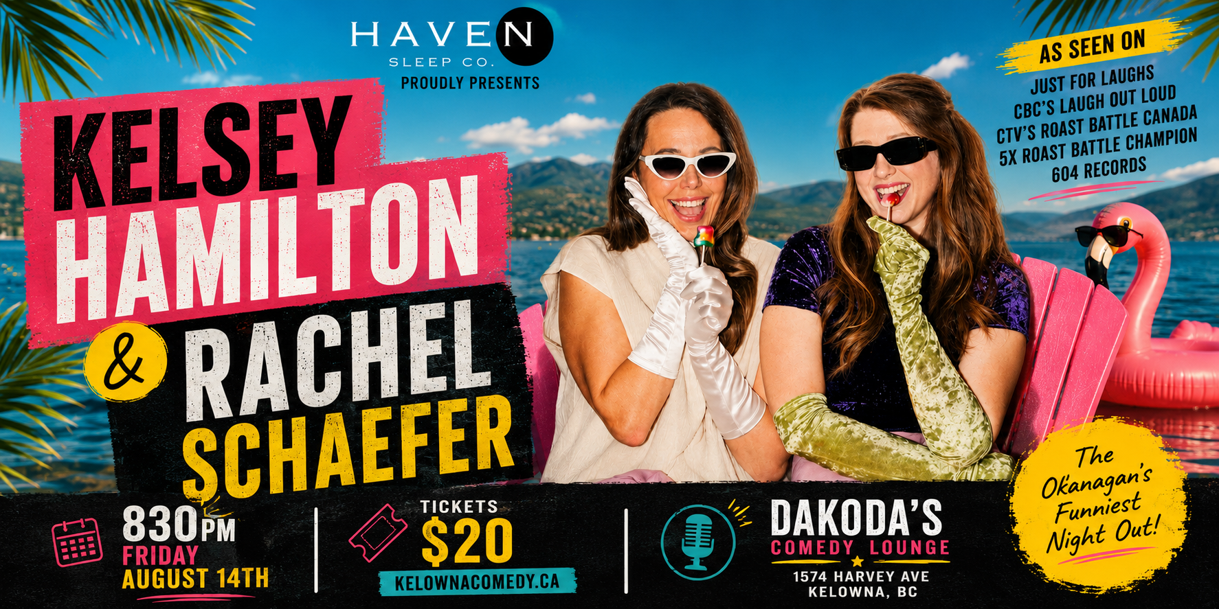 HavenSleepCopresentsKelseyHamilton&RachelSchaefer830pmFridayAugust14thshowpass