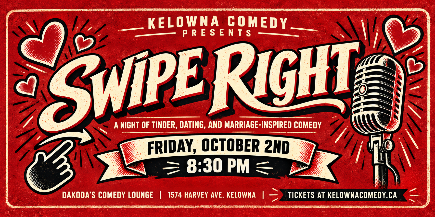 SwipeRigth830pmFridayOctober2ndshowpass