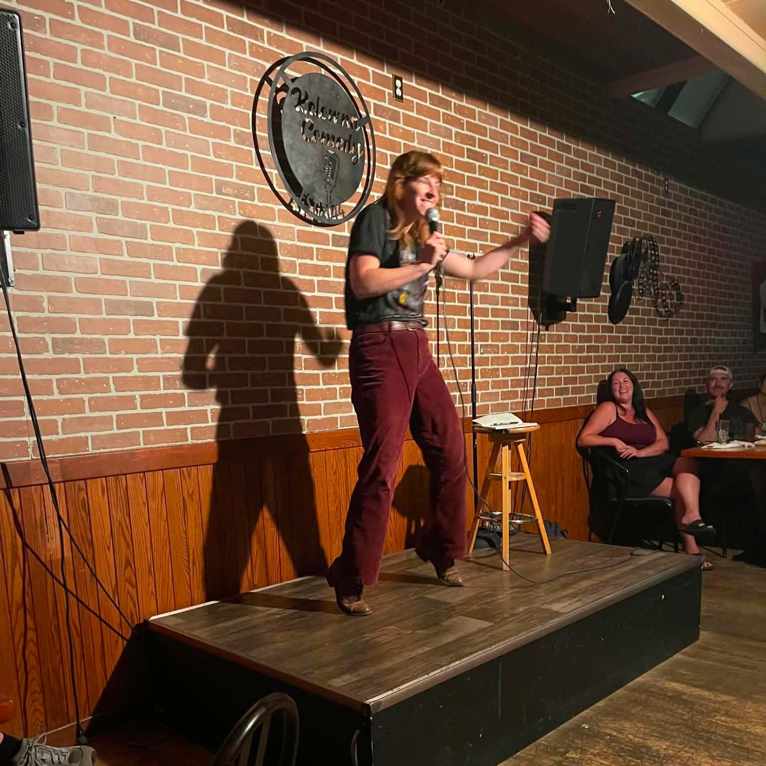 Alison Lujan on stage